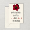 Funny Stepmother Printable Card Mother39s Day Card Stepmom Card Instant Download Not So Evil Stepmother Last Minute Card Graphic Tee – Cozy Vibes · Great Gift For Fans