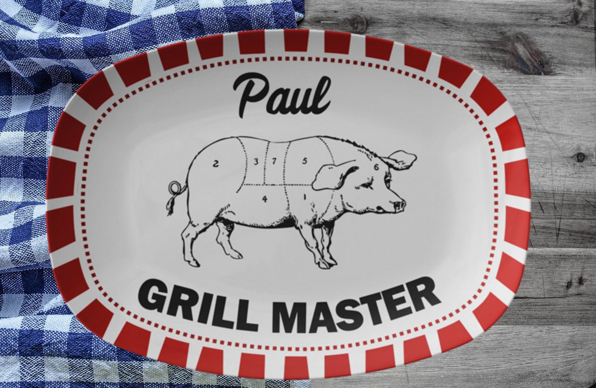 Personalized Father39s Day Gift Birthday Gift for Dad Grill Platter Serving Dish Graphic Tee – Bold Style · Great Gift For Fans