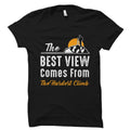Hiker Gift Hiker TShirt Climbing Gift Climber Shirt Mountaineer Gift Climber TShirt Hiking Gift Best View Hardest Climb OS6011 Graphic Tee – Premium Graphic · Trending Graphic Apparel