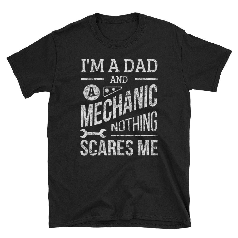 Dad Mechanic Funny T Shirt Fathers Day Gift Car Mechanic Tee Shirt Graphic Tee – Aesthetic Look · Top Pick For Any Outfit