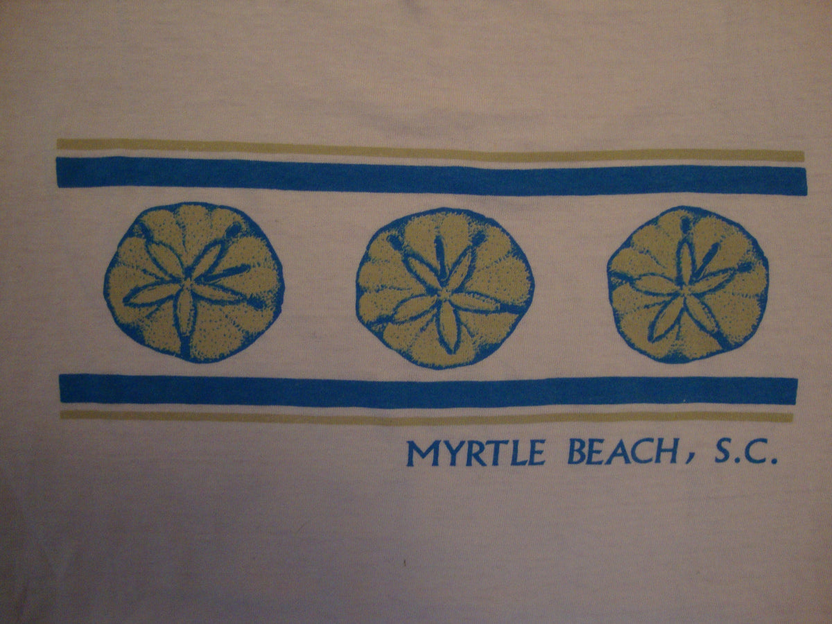 Vintage 8039s Myrtle Beach SC Tourist Souvenir Paper Thin Pink Sleeveless T Shirt Size S Graphic Tee – Feel-Good Design · High-Quality Print