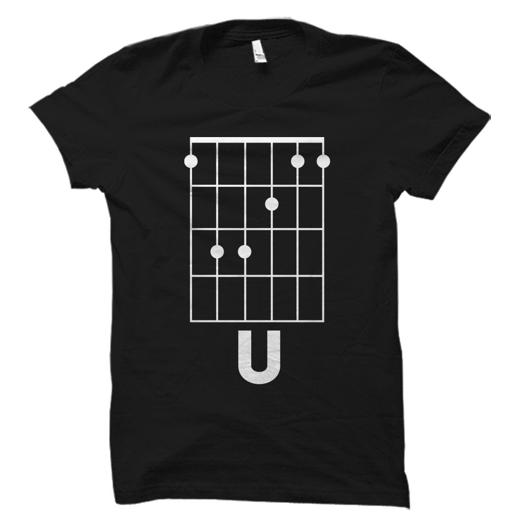 FU Guitar shirt Guitar Gift Guitar Chords Shirt F chord Shirt Guitarist Shirt Guitarist Gift Guitar Player Gift Punk Shirt OS971 Graphic Tee – Bold Style · High-Quality Print
