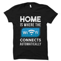 Computer Addict Shirt Tech Addict Shirt Computer Nerd Shirt Computer Geek Shirt Computer Shirt Tech Shirt Wifi Connects Shirt OS5886 Graphic Tee – Bold Style · Perfect For Daily Wear