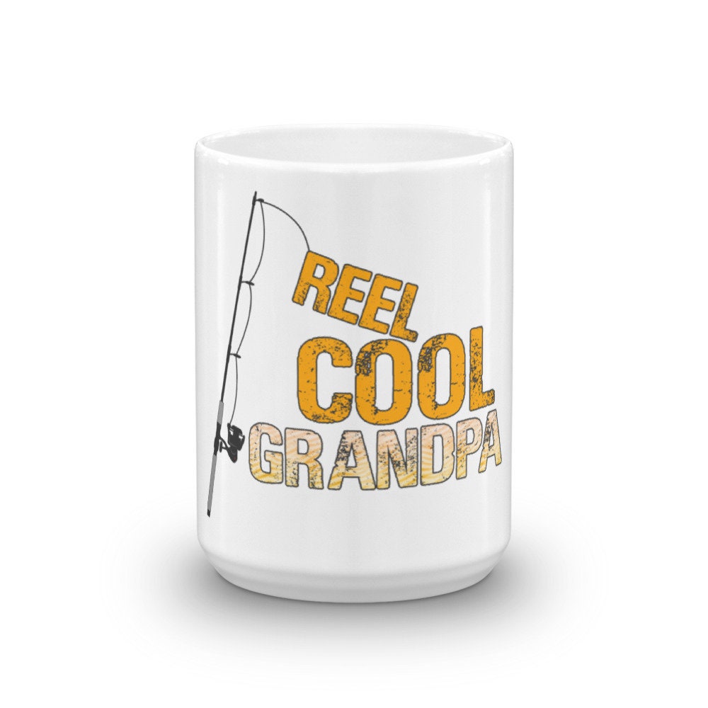 Reel Cool Grandpa Coffee Mug for Dad Granddad Granddaddy Great for Christmas Birthday or Father39s Day Gifts for Fathers or Grandfathers Graphic Tee – Aesthetic Look · Must-Have Style