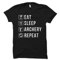 Archery Shirt Archer Shirt Archer Gift Bowman Shirt Bowman Gift Archery Gift Eat Sleep Archery Repeat Shirt Archery Shirts OS1737 Graphic Tee – Soft Feel · Trending Graphic Apparel