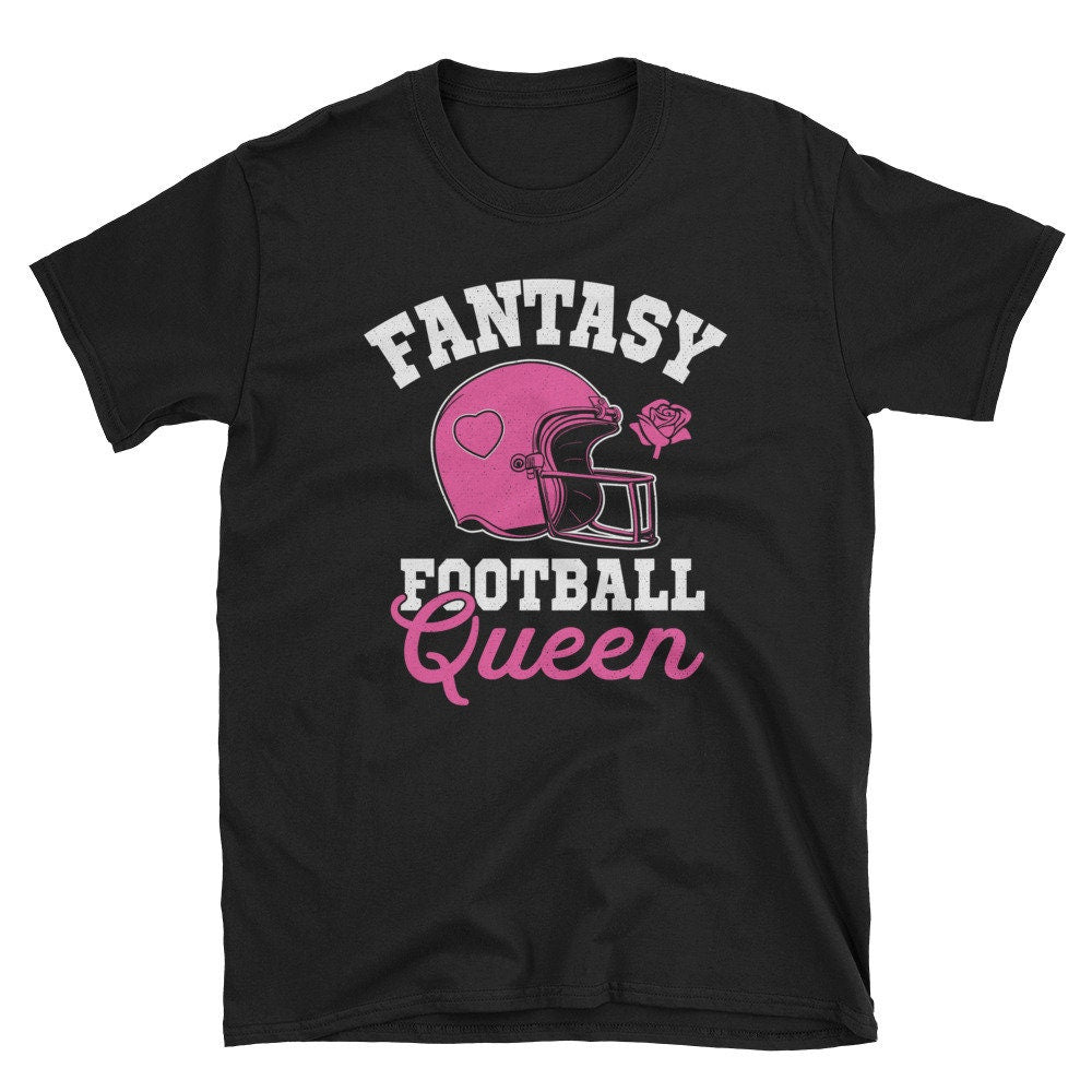 Fantasy Football Queen Women Shirt Funny Commissioner Fantasy Draft Party Trophy TShirt Apparel Gift Graphic Tee – Warm & Stylish · Must-Have Style
