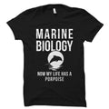 Marine Biology Gift Marine Biology Shirt Marine Biologist Gift Marine Biologist Marine Life Gift Ocean Shirt Life Has a Porpoise OS1109 Graphic Tee – Everyday Comfort · Great Gift For Fans