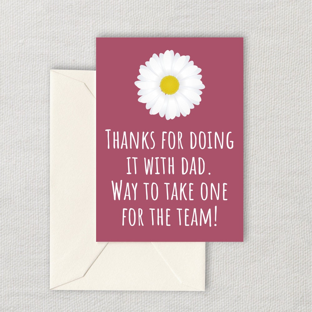 Funny Mother Printable Card Mother39s Day Card Mom Card Mother39s Birthday Instant Download Digital Card Thanks For Doing It Graphic Tee – Bold Style · High-Quality Print