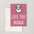 Cute Mother Printable Card Mother39s Day Card Sheep Mom Card Mother39s Birthday Instant Download Digital Card Love You Maaa Graphic Tee – Premium Graphic · Must-Have Style