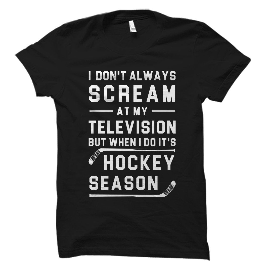 Funny Hockey Fan Gift Hockey Fan Shirt Hockey Shirts Hockey Gifts Hockey Player Gift Hockey Coach Gift Hockey Season Gift OS1756 Graphic Tee – Feel-Good Design · Great Gift For Fans