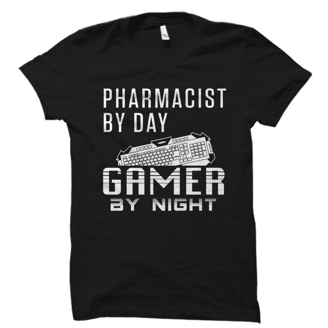 Pharmacist Gift Pharmacist Shirt Gamer TShirt Gamer Gift Pharmacist Student Shirt Chemist Gift Pharmacy Shirt Gamer By Night OS5809 Graphic Tee – Everyday Comfort · Top Pick For Any Outfit