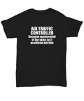 Air Traffic Control Shirt ATC Gift Mastermind Of The Skies Funny Air Traffic Controller Present Unisex Tee Graphic Tee – Bold Style · Perfect For Daily Wear