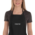 Esthetician Apron Esthetician Gift Embroidered Apron I39d Wax That Graphic Tee – Bold Style · High-Quality Print