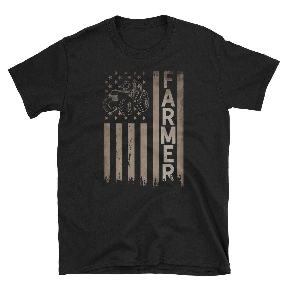 Farmer American Flag T Shirt Farming USA Gift Fourth July 4th Tee Graphic Tee – Feel-Good Design · Top Pick For Any Outfit