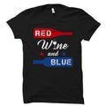 TShirt for 4th of July Shirt Wine Shirt Wine Drinker Gift Wine Gift July 4th Shirt 4th of July Gift Independence Day Shirt OS1851 Graphic Tee – Feel-Good Design · Top Pick For Any Outfit