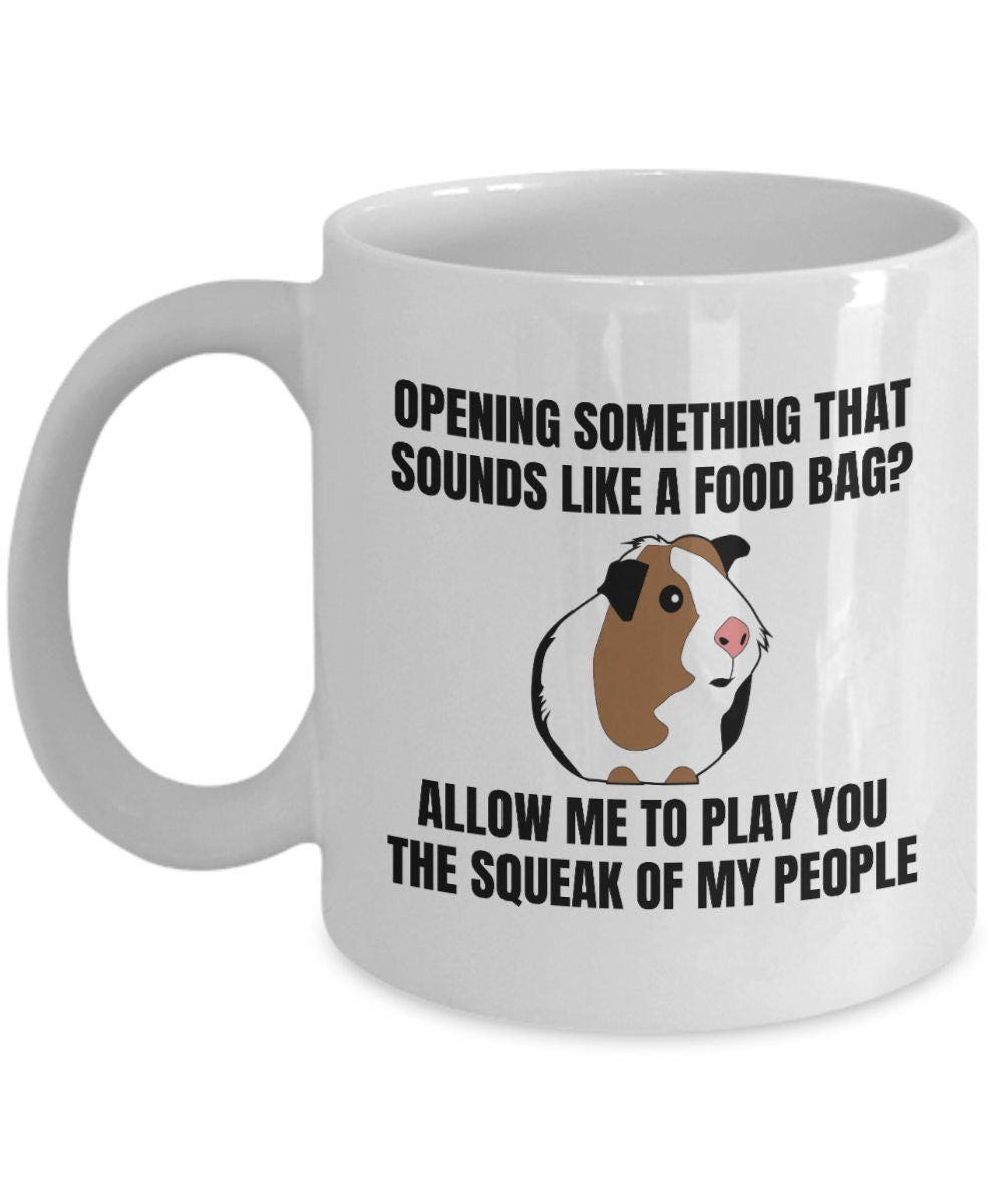 Funny Guinea Pig Mug Guinea Pig Lover Gift Squeak Of My People Graphic Tee – Everyday Comfort · Must-Have Style