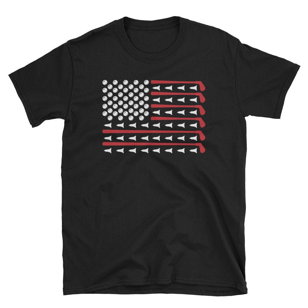 Golf American Flag TShirt Gift Golfer Golfing Fourth July Graphic Tee – Easygoing Wear · Trending Graphic Apparel