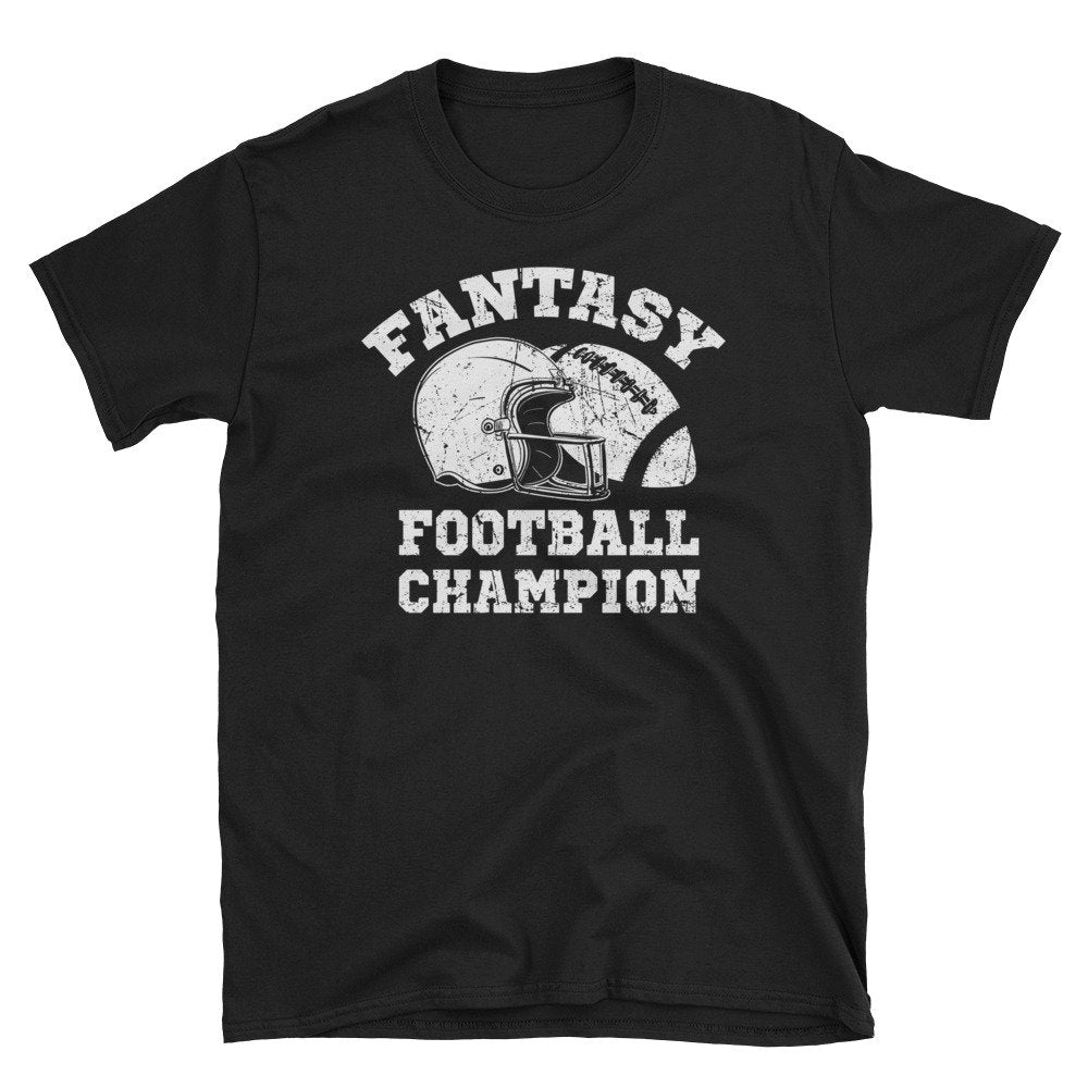 Fantasy Football Champ Shirt Funny Champion Commissioner Fantasy Draft Party Trophy TShirt Apparel Gift Graphic Tee – Soft Feel · Great Gift For Fans