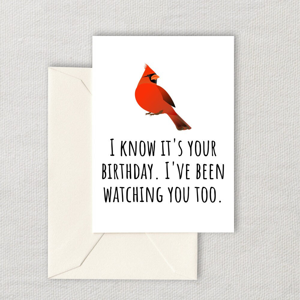 Printable Birdwatching Birthday Card Birding Birthday Card Bird Watching Printable Card Birder Card Digital Download Graphic Tee – Warm & Stylish · Trending Graphic Apparel