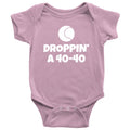 Funny Tennis Baby Onepiece Tennis Baby Bodysuit Droppin a 4040 Tennis Player Baby Gift Many Sizes And Colors Available Graphic Tee – Bold Style · Top Pick For Any Outfit