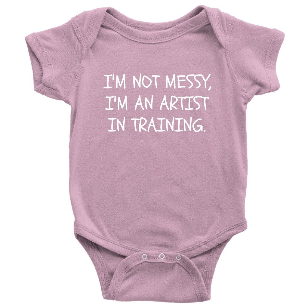 Funny Artist Baby Onepiece Art Teacher Baby Gift Artist Baby Bodysuit Artist In Training Many Sizes And Colors Available Graphic Tee – Easygoing Wear · Trending Graphic Apparel
