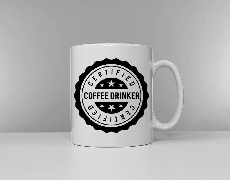 Certified Coffee Drinker Tea Drinker Tea Coffee Versions Available Funny Tea Cup Coffee Mug Slogan Mug Graphic Tee – Warm & Stylish · Trending Graphic Apparel