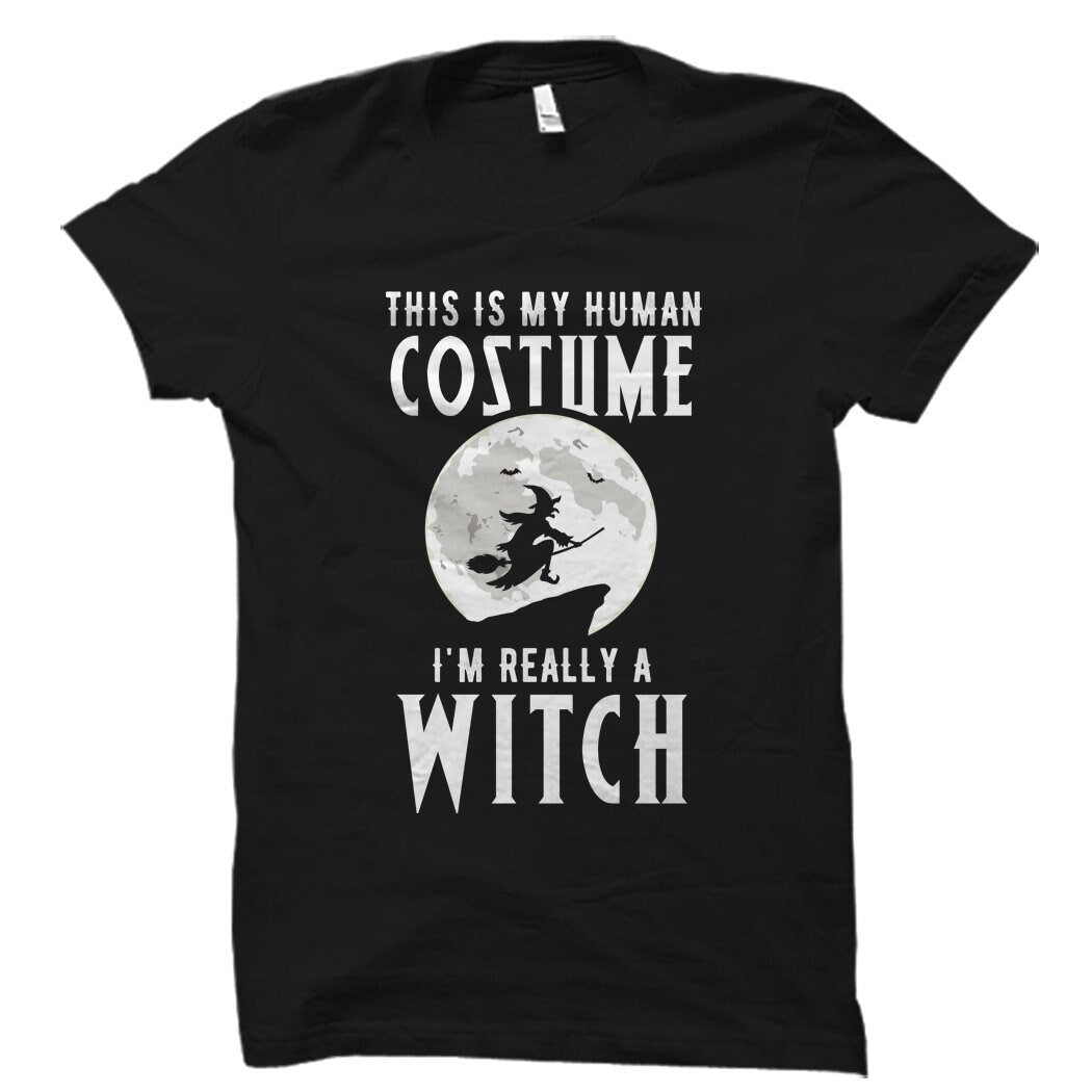 Funny Witch Costume Shirt Witch Halloween Costume Witch TShirt Witch Gift Halloween TShirts Halloween Gifts Halloween Shirt OS1197 Graphic Tee – Bold Style · Perfect For Daily Wear