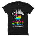 I39m The Rainbow Sheep Shirt Rainbow Sheep TShirt Gay Brother Shirt Gay Sister Shirt LGBT Shirt LGBT Gift Gay Son Gift Idea OS1611 Graphic Tee – Soft Feel · High-Quality Print