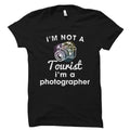 Photographer Gift for Photographer Shirt Photography Gift Photography Shirt Photography Student Gift Photography Teacher Not Tourist OS1671 Graphic Tee – Soft Feel · Great Gift For Fans