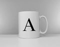 Personalized Monogram Mug Custom Letter Coffee Mug Housewarming Gift Valentines Anniversary Gifts Graphic Tee – Feel-Good Design · Great Gift For Fans
