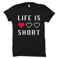 Funny Gamer Gift Gift for Gamer Gamer Shirt Gaming Gift ProGamer Shirt Life is Short Shirt Video Game Shirt Geek Gift Geek OS3315 Graphic Tee – Everyday Comfort · Top Pick For Any Outfit