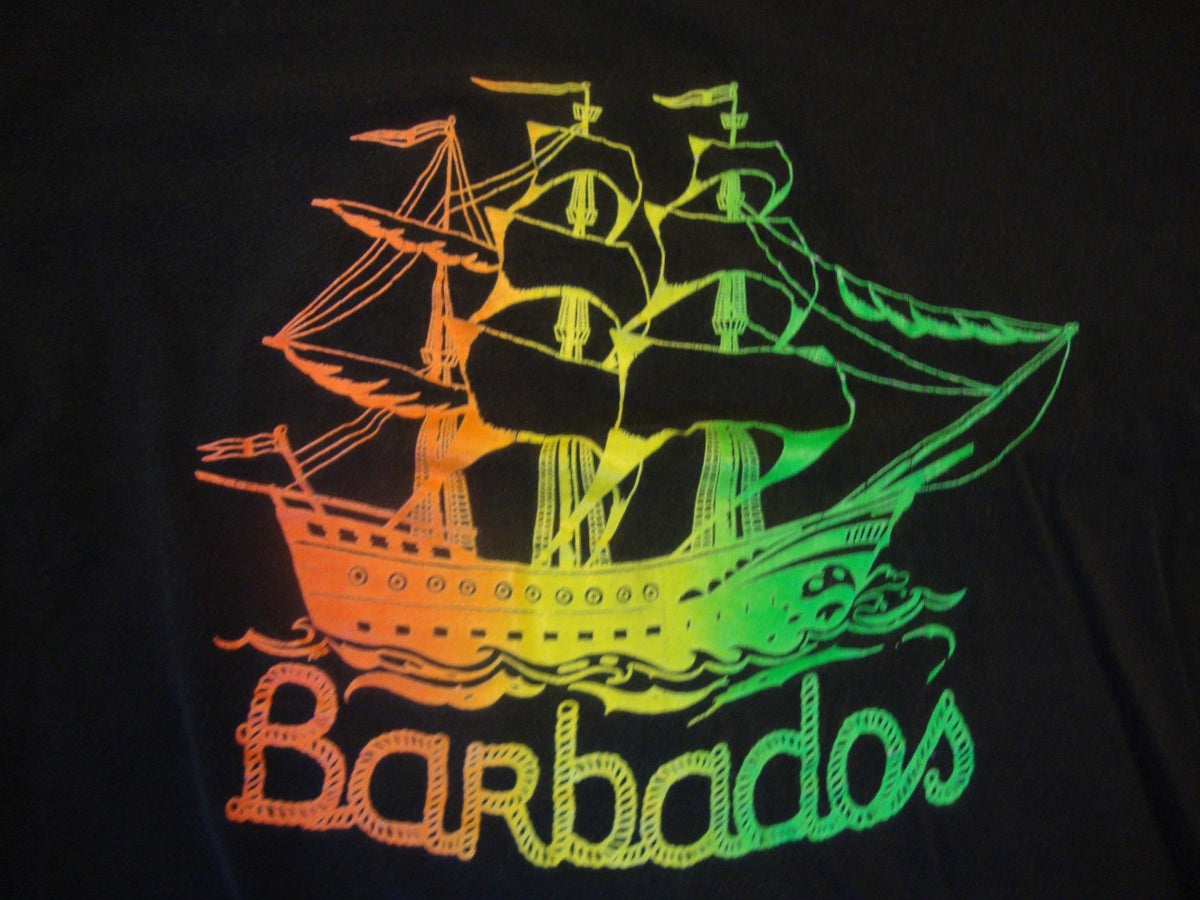Vintage 9039s Barbados Black T Shirt Size L Graphic Tee – Bold Style · Top Pick For Any Outfit