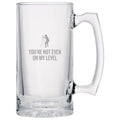 Funny Surveying Beer Mug Surveyor Gift Idea Land Surveyor Present Not Even On My Level Graphic Tee – Cozy Vibes · Trending Graphic Apparel