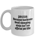 Funny Pastor Mug Pastor Gift Idea Hardcore Devil Stomping Ninja Graphic Tee – Bold Style · Must-Have Style