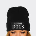 J39adore Dogs Dog Beanie I Love Dogs Beanie Hat Dog Lover Winter Hat Dog Owner Gift Graphic Tee – Bold Style · Must-Have Style