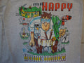 Vintage 9039s Mr Happy Home Owner Gray Sleeveless Shirt Size L Graphic Tee – Bold Style · High-Quality Print