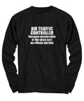 Air Traffic Control Shirt ATC Gift Mastermind Of The Skies Funny Air Traffic Controller Present Long Sleeve Tee Graphic Tee – Everyday Comfort · Must-Have Style