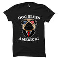 Dog Bless America Shirt Patriotic Dog Owner Shirt Patriotic TShirt Patriotic Gift Funny 4th of July Shirt Pug Shirt Pug Lover OS2633 Graphic Tee – Soft Feel · Must-Have Style