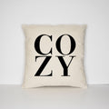 Cozy Autumn Pillow Case Cover Typography Print Cushion Cover Winter Housewarming Gift Graphic Tee – Feel-Good Design · Perfect For Daily Wear