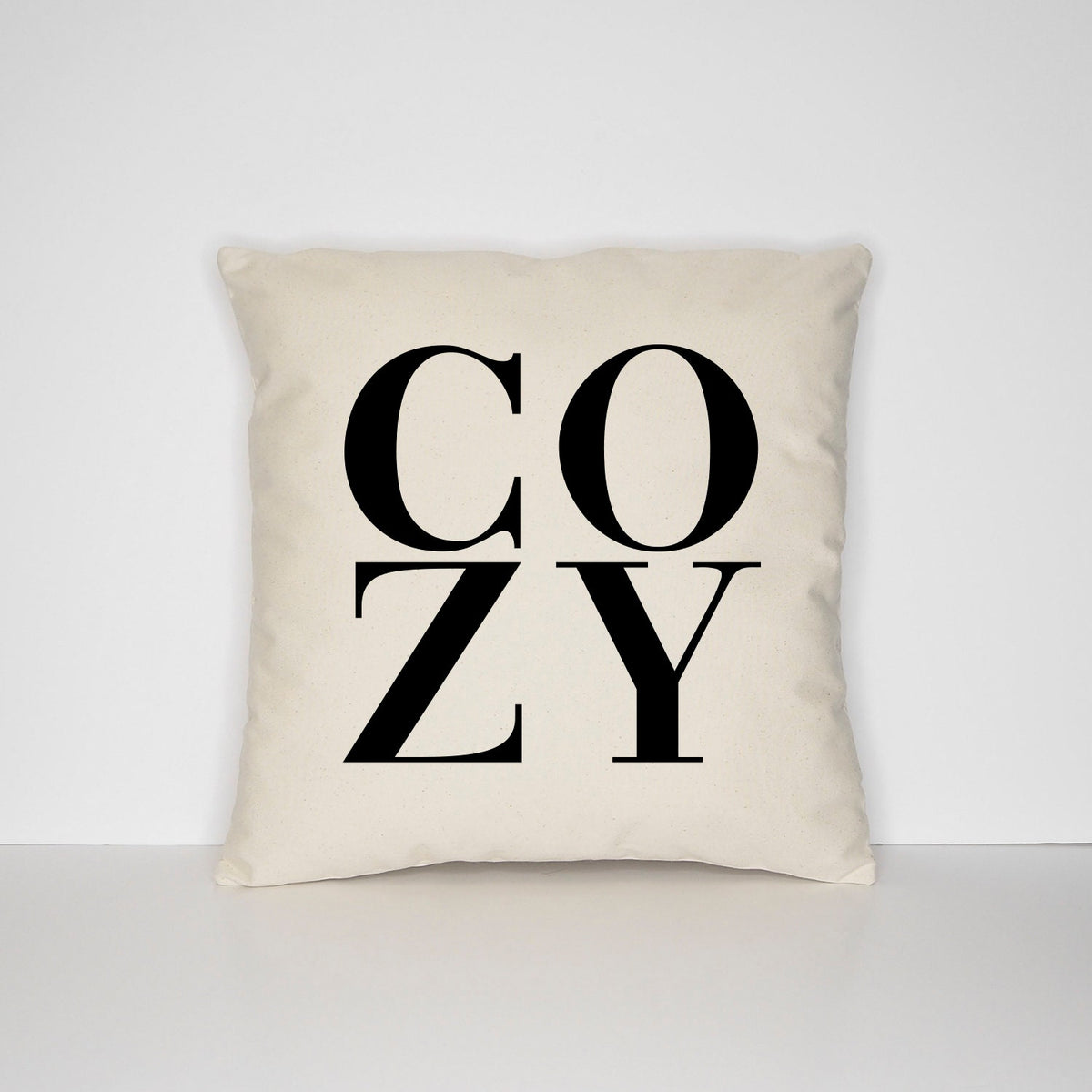 Cozy Autumn Pillow Case Cover Typography Print Cushion Cover Winter Housewarming Gift Graphic Tee – Feel-Good Design · Perfect For Daily Wear