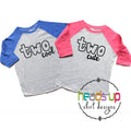 Twin 2nd Birthday Shirts Boy Girl Second Bday Tees Raglan Twins Two Cute Two Cool Twins Shirts Toddler Twin Two Birthday Trendy Gift Popular Graphic Tee – Warm & Stylish · Must-Have Style