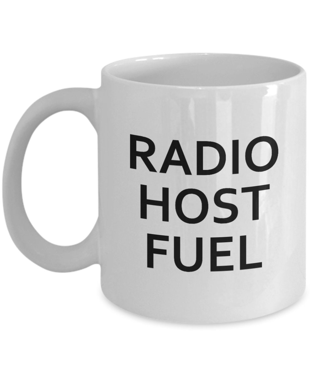 Radio Host Gift Funny Radio Presenter Gift Radio Personality Mug Radio Host Fuel Radio Presenter Graphic Tee – Bold Style · Trending Graphic Apparel