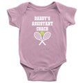 Cute Baby Onepiece Coach Baby Shirt Daddy39s Assistant Coach Custom Text Available Many Sizes And Colors Baby Shower Gift Idea Graphic Tee – Easygoing Wear · Top Pick For Any Outfit