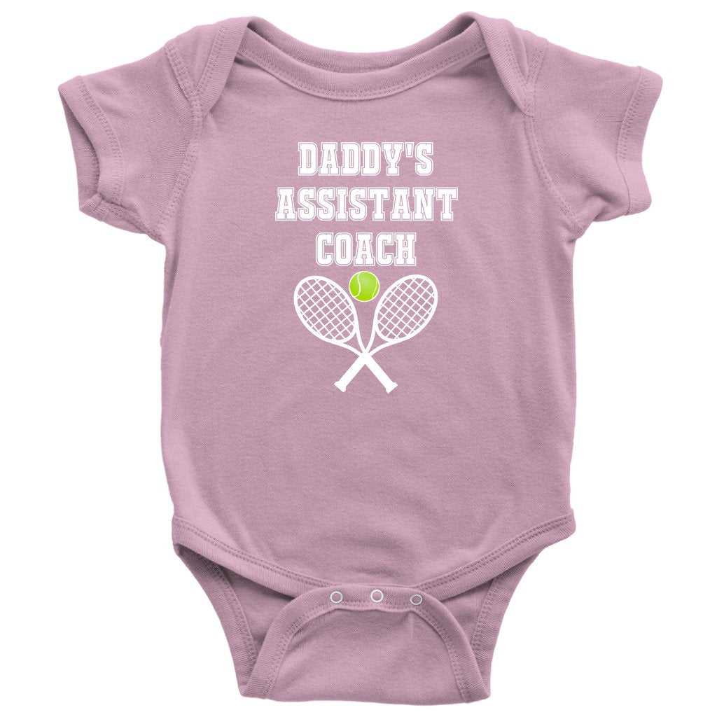 Cute Baby Onepiece Coach Baby Shirt Daddy39s Assistant Coach Custom Text Available Many Sizes And Colors Baby Shower Gift Idea Graphic Tee – Easygoing Wear · Top Pick For Any Outfit