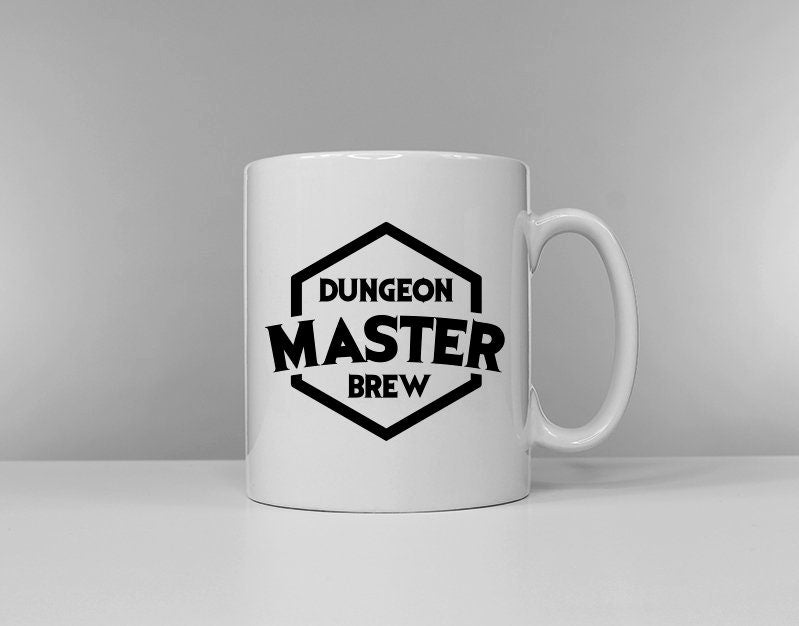 Dungeons and Dragons Inspired Mug DD Dungeon Master Brew Coffee Mug Graphic Tee – Aesthetic Look · Top Pick For Any Outfit