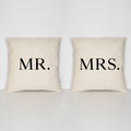 Mr And Mrs Pillow Case Set Wedding Gift Wedding Anniversary Valentines Gifts Couples Pillow Cases and Cushion Covers Graphic Tee – Premium Graphic · High-Quality Print