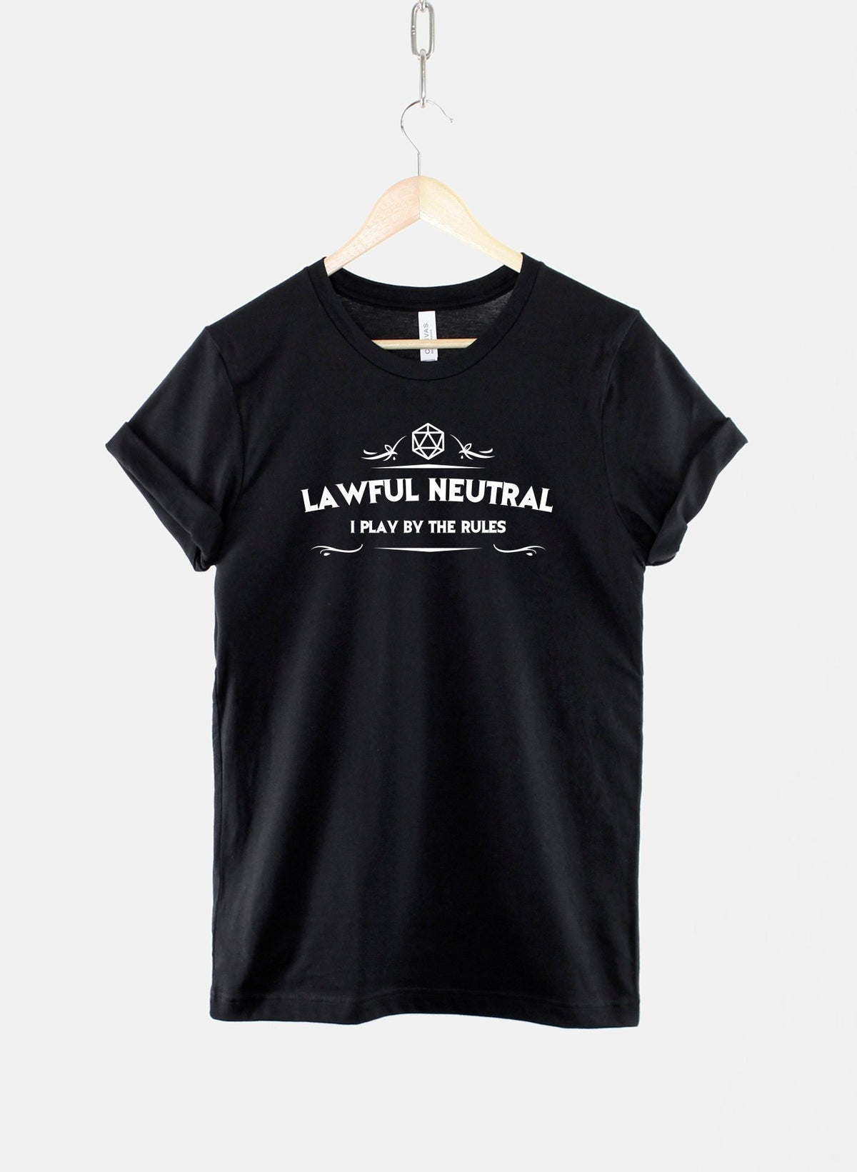 Dungeons And Dragons Inspired TShirt Lawful Neutral Alignment Tshirt RPG Gamer DnD T Shirt Graphic Tee – Fan Favorite · Perfect For Daily Wear
