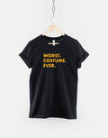 Worst Costume Ever TShirt Funny Halloween Kids Costume Shirt Childrens Graphic Tee – Soft Feel · Perfect For Daily Wear