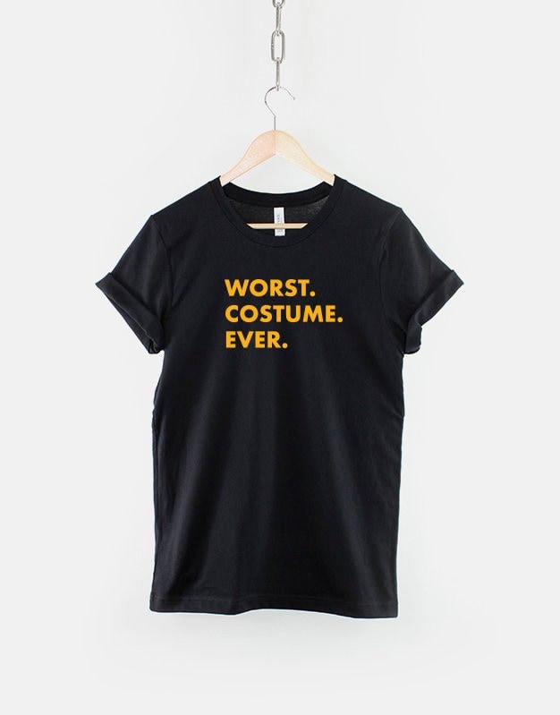 Worst Costume Ever TShirt Funny Halloween Kids Costume Shirt Childrens Graphic Tee – Soft Feel · Perfect For Daily Wear