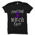 Funny Witch Shirt for Halloween Witch Halloween Shirt Witch Gift for Witch Lover Shirt Halloween Fan Gift Resting Witch Face Shirt OS1932 Graphic Tee – Aesthetic Look · Perfect For Daily Wear